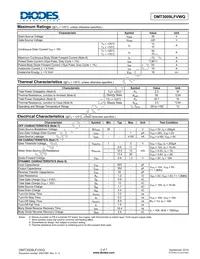 DMT3009LFVWQ-13 Datasheet Page 2