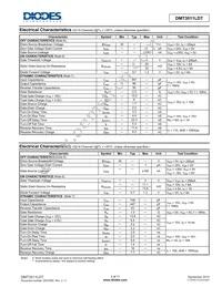 DMT3011LDT-7 Datasheet Page 3