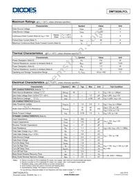 DMT3020LFCL-7 Datasheet Page 2