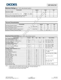 DMT3020LFDB-13 Datasheet Page 2