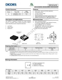 DMT5015LFDF-13 Datasheet Cover