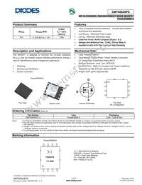 DMT6004SPS-13 Datasheet Cover