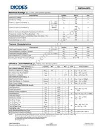 DMT6004SPS-13 Datasheet Page 2