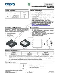 DMT6005LFG-7 Datasheet Cover