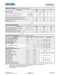 DMT6005LFG-7 Datasheet Page 2
