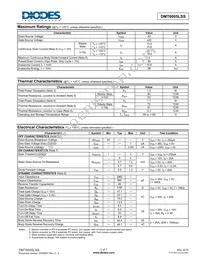 DMT6005LSS-13 Datasheet Page 2