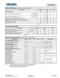 DMT6006SPS-13 Datasheet Page 2