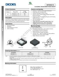 DMT6008LFG-7 Datasheet Cover