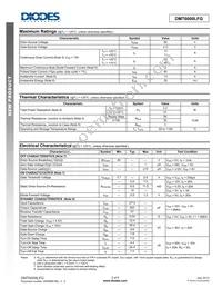DMT6008LFG-7 Datasheet Page 2