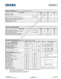 DMT6009LCT Datasheet Page 2