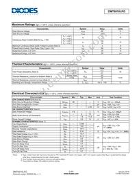 DMT6010LFG-13 Datasheet Page 2