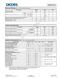 DMT6010LSS-13 Datasheet Page 2