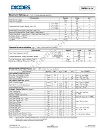 DMT6015LFV-7 Datasheet Page 2
