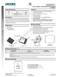 DMT6015LPS-13 Datasheet Cover