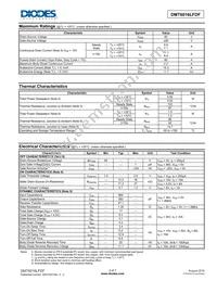 DMT6016LFDF-13 Datasheet Page 2