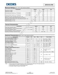 DMT6016LPSW-13 Datasheet Page 2