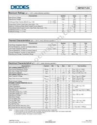 DMT6017LDV-7 Datasheet Page 2