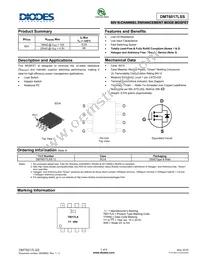 DMT6017LSS-13 Datasheet Cover