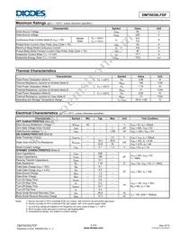 DMT6030LFDF-7 Datasheet Page 3