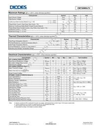 DMT68M8LFV-7 Datasheet Page 2