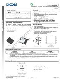 DMTH4004LPS-13 Datasheet Cover