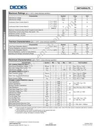 DMTH4004LPS-13 Datasheet Page 2