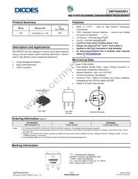 DMTH4005SK3-13 Datasheet Cover