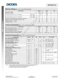 DMTH4007LK3-13 Datasheet Page 2