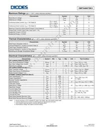 DMTH4007SK3-13 Datasheet Page 2