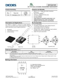 DMTH4007SPD-13 Datasheet Cover