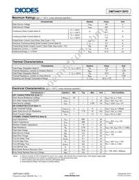 DMTH4011SPD-13 Datasheet Page 2