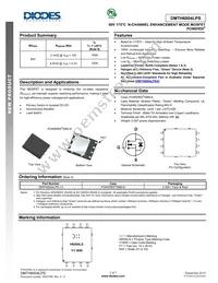 DMTH6004LPS-13 Datasheet Cover