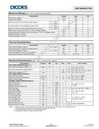 DMTH6004SCTBQ-13 Datasheet Page 2