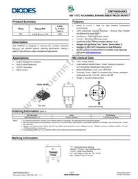 DMTH6004SK3-13 Datasheet Cover