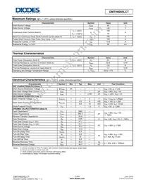 DMTH6005LCT Datasheet Page 2