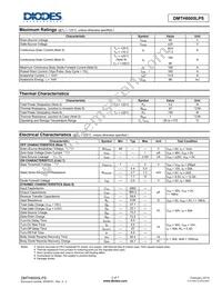 DMTH6005LPS-13 Datasheet Page 2