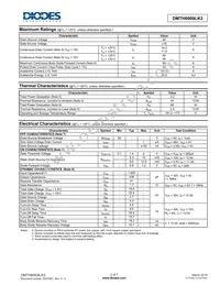DMTH6009LK3-13 Datasheet Page 2