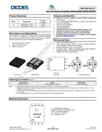 DMTH6010LPD-13 Datasheet Cover