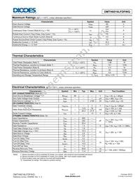 DMTH6016LFDFWQ-7R Datasheet Page 2