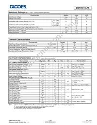 DMTH6016LPS-13 Datasheet Page 2