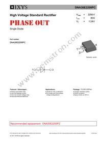 DNA30E2200PC-TUB Datasheet Cover