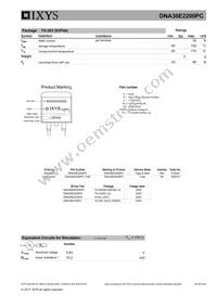 DNA30E2200PC-TUB Datasheet Page 3