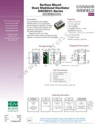 DOCSC012F-025.0M Datasheet Cover