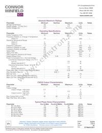 DOCSC012F-025.0M Datasheet Page 2