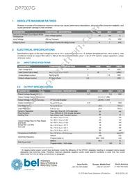 DP7007G-R200 Datasheet Page 2