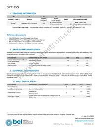 DP7115G Datasheet Page 2