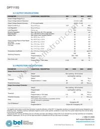 DP7115G Datasheet Page 3