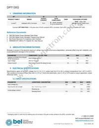 DP7130G-R100 Datasheet Page 2
