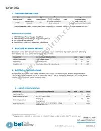 DP8120G-T100 Datasheet Page 2