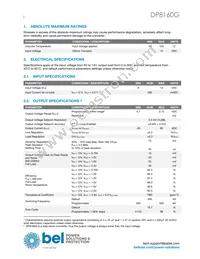 DP8160G-T050 Datasheet Page 2